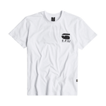 Camiseta G-STAR Burger Back Print - ECRU