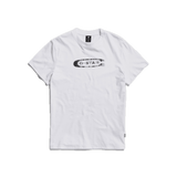 Camiseta G-STAR Distressed Old School Logo White - ECRU