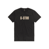 Camiseta G-Star Dotted Black - ECRU