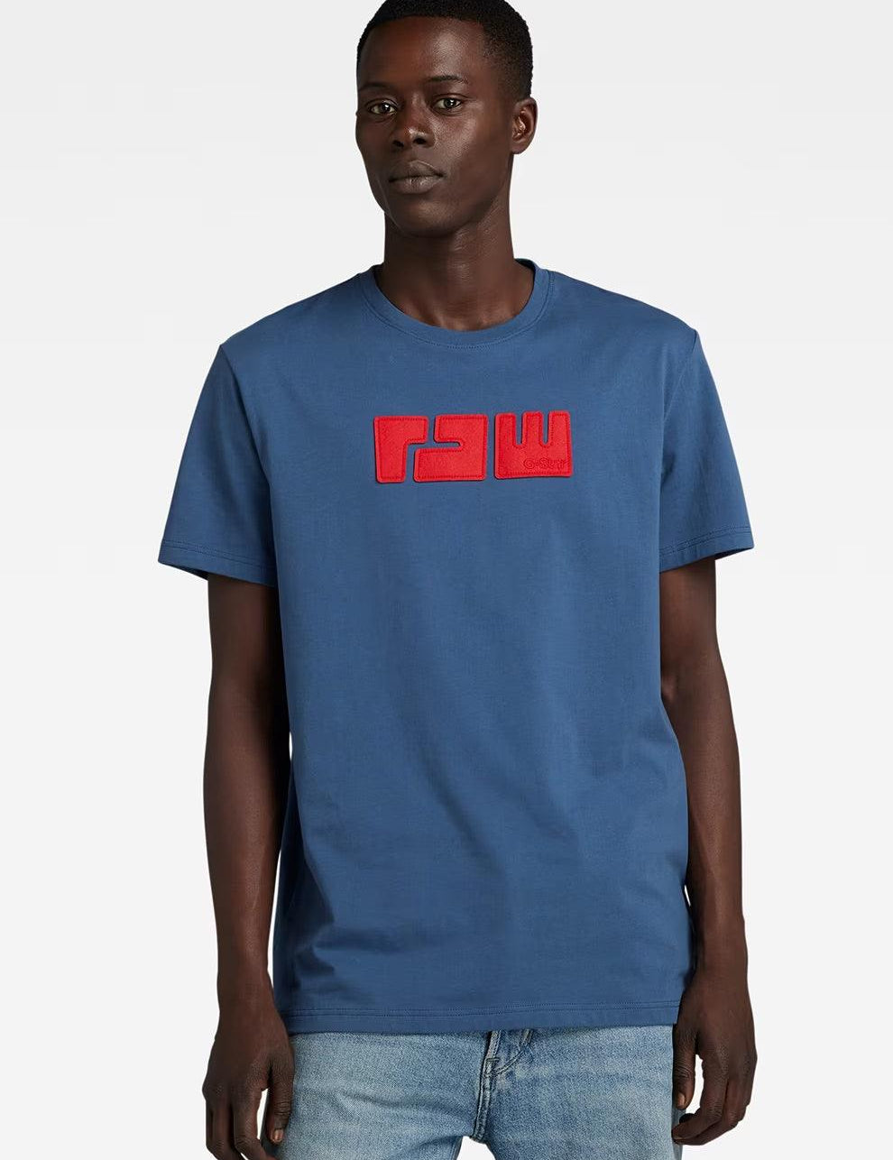 Camiseta G-Star Raw. Felt - ECRU