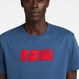 Camiseta G-Star Raw. Felt - ECRU