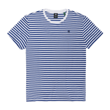 Camiseta G-Star Stripe White Ballpen Blue - ECRU