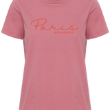 Camiseta ICHI Kamille Heather Rose - ECRU