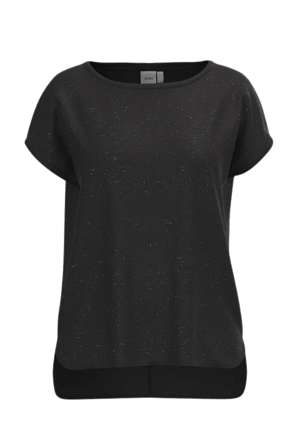 Camiseta ICHI Rebel Black - ECRU