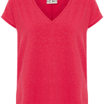 Camiseta ICHI Rebel Cuello Pico Love Potion - ECRU