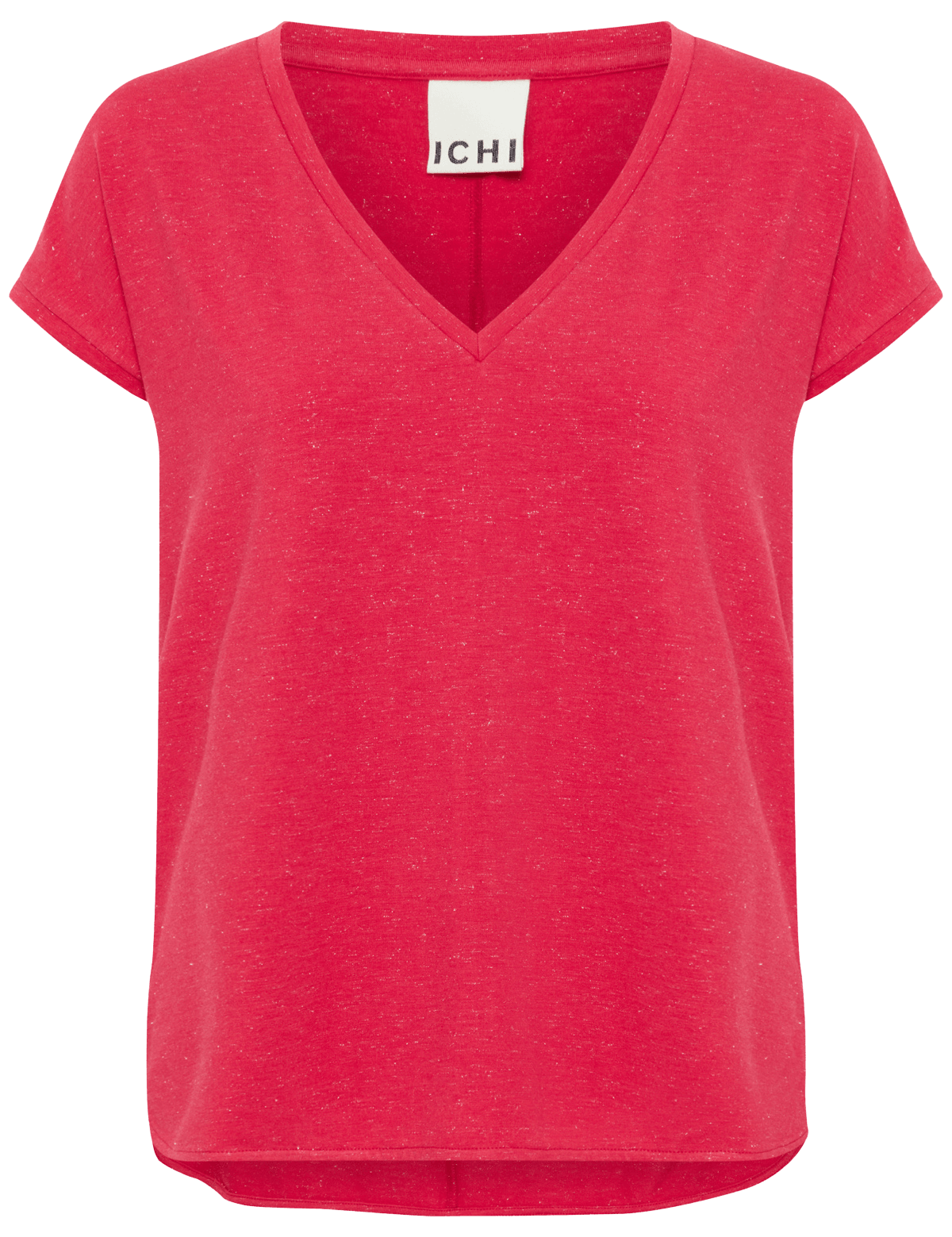 Camiseta ICHI Rebel Cuello Pico Love Potion - ECRU