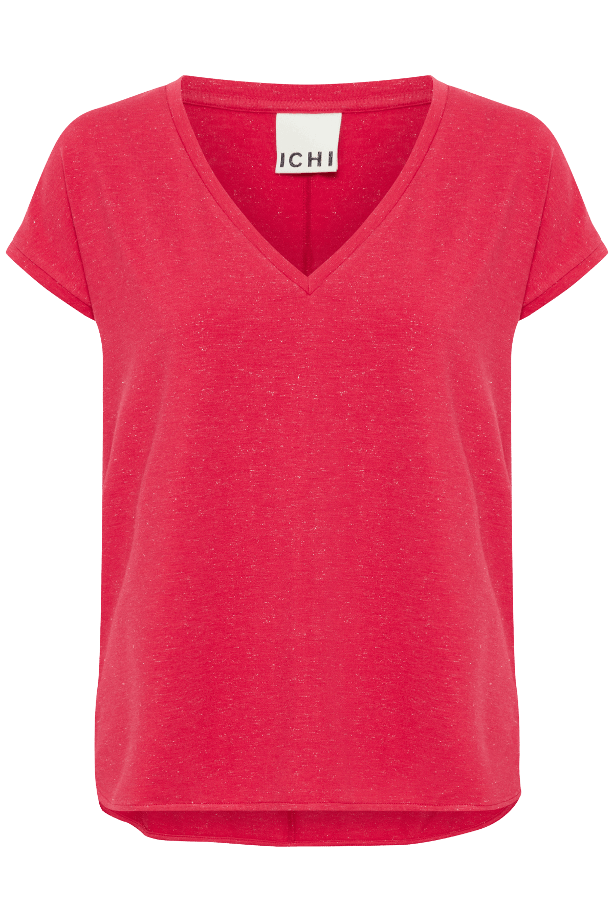 Camiseta ICHI Rebel Cuello Pico Love Potion - ECRU