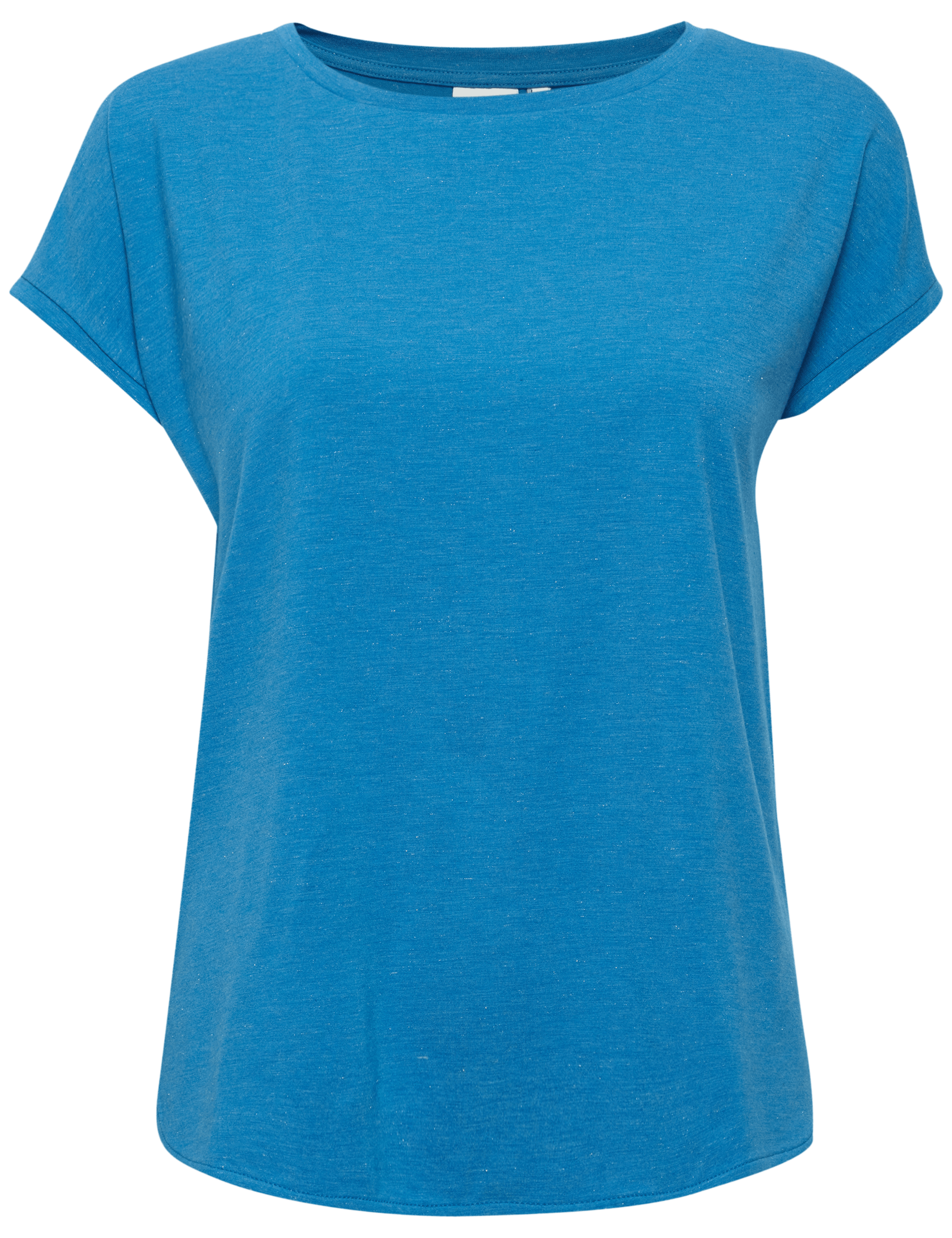 Camiseta ICHI Rebel Indigo Bunting - ECRU