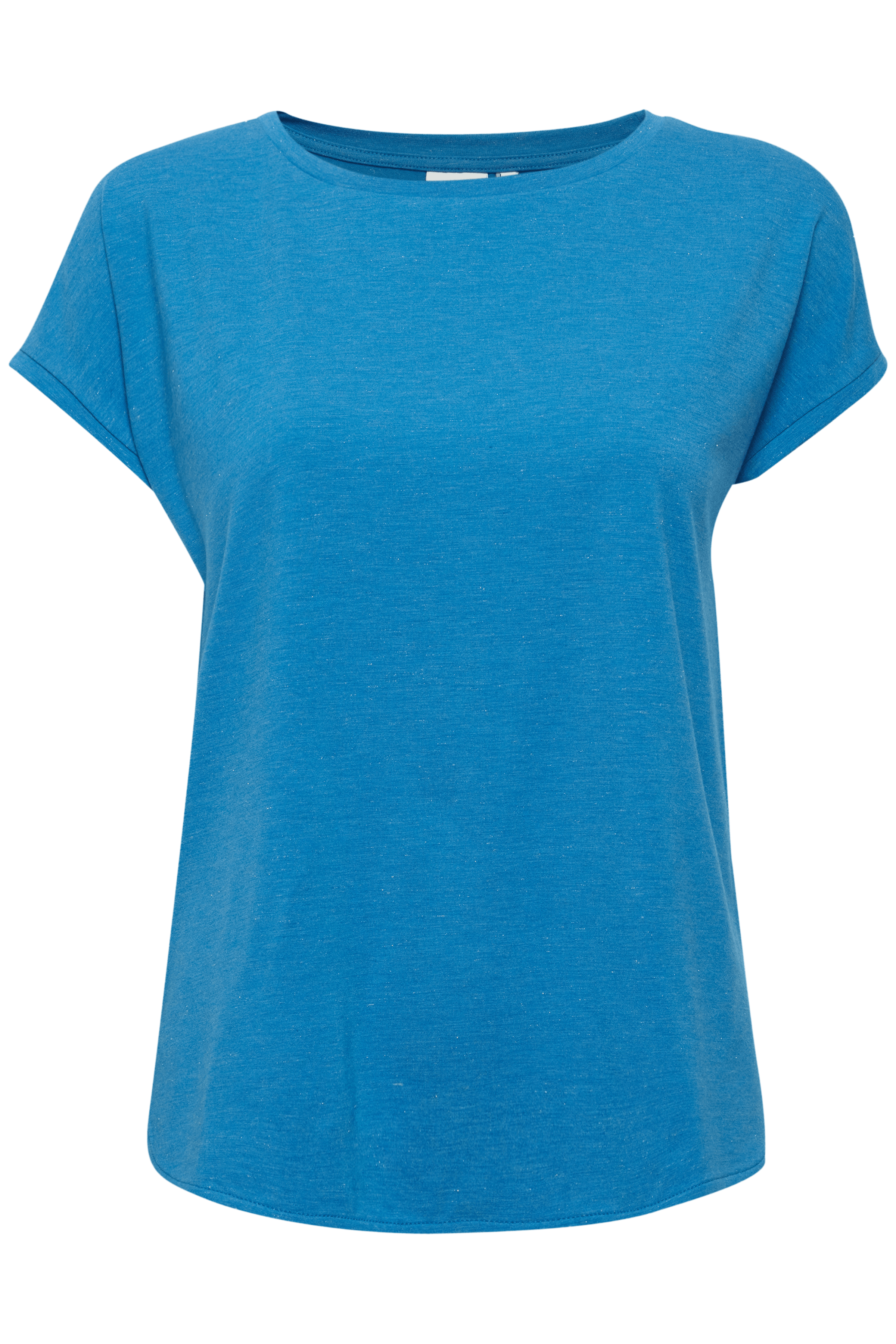 Camiseta ICHI Rebel Indigo Bunting - ECRU