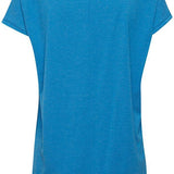 Camiseta ICHI Rebel Indigo Bunting - ECRU