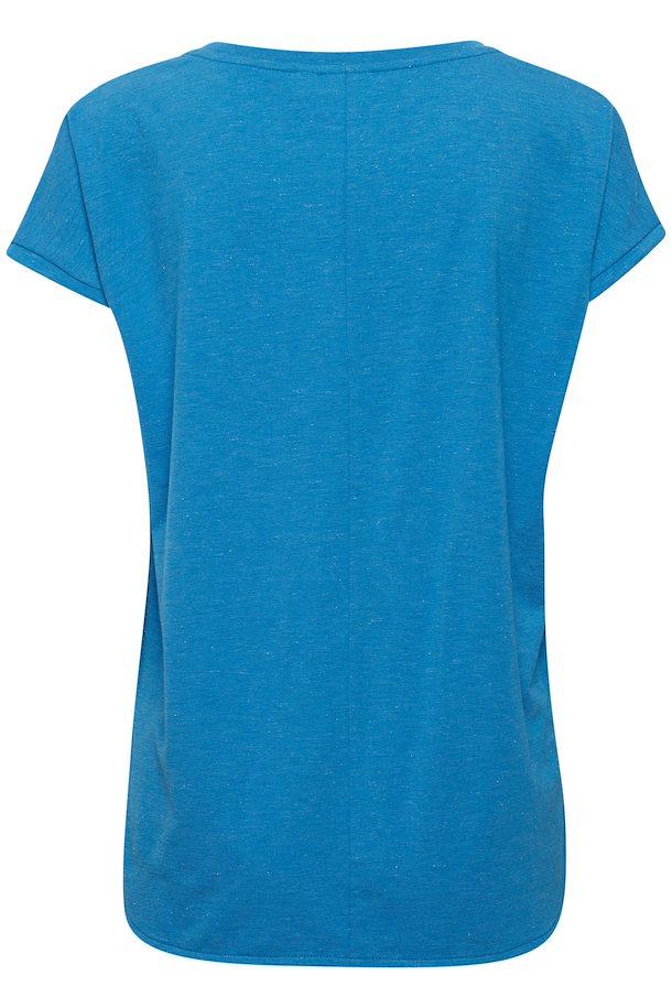 Camiseta ICHI Rebel Indigo Bunting - ECRU