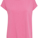 Camiseta ICHI Rebel Super Pink - ECRU