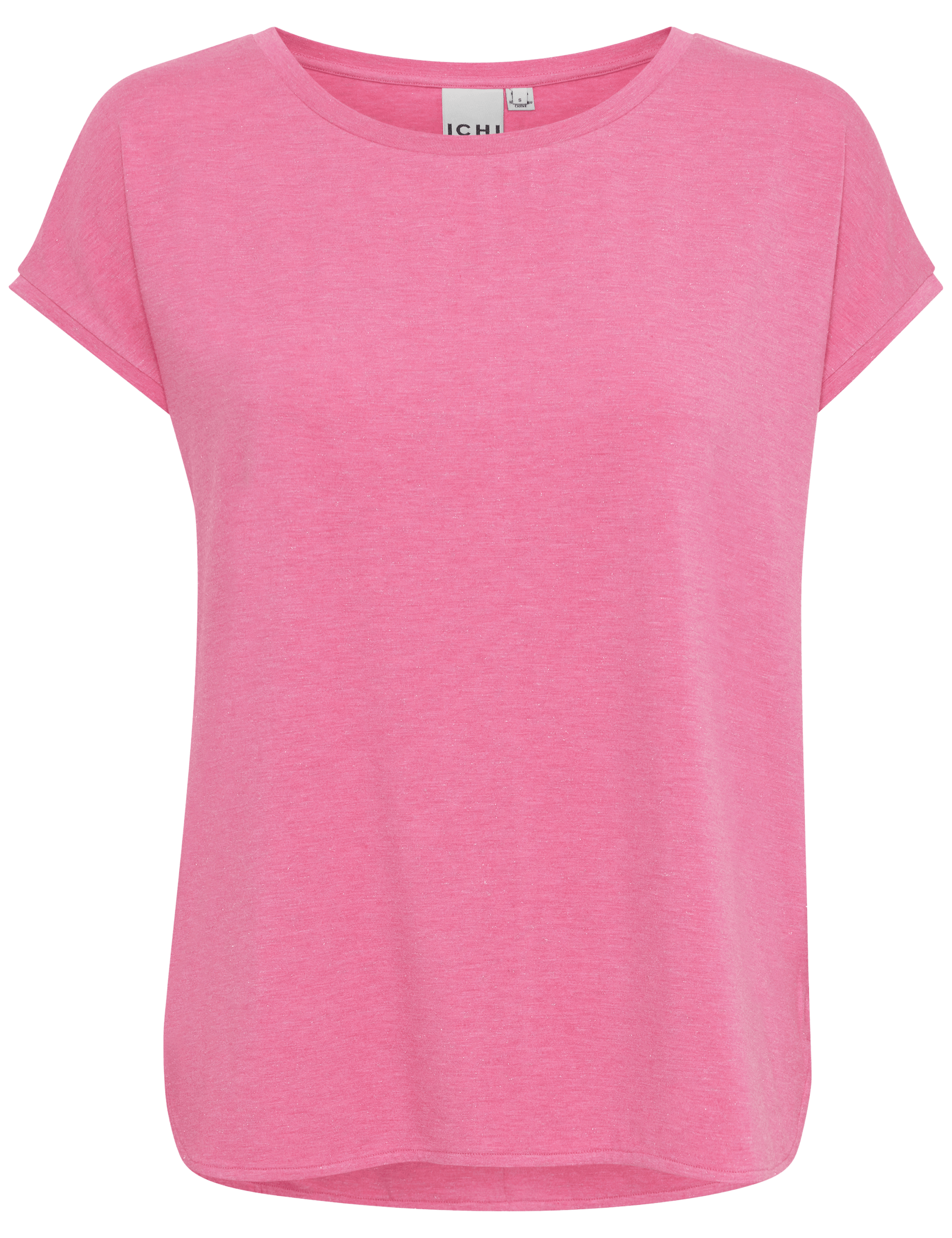 Camiseta ICHI Rebel Super Pink - ECRU