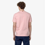 Camiseta K-WAY Odom Typo Est. Pink Ash - ECRU