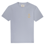 Camiseta LA PAZ Dantas Heather Yellow Logo - ECRU