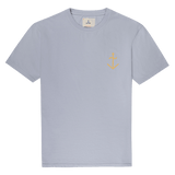 Camiseta LA PAZ Dantas Heather Yellow Logo - ECRU