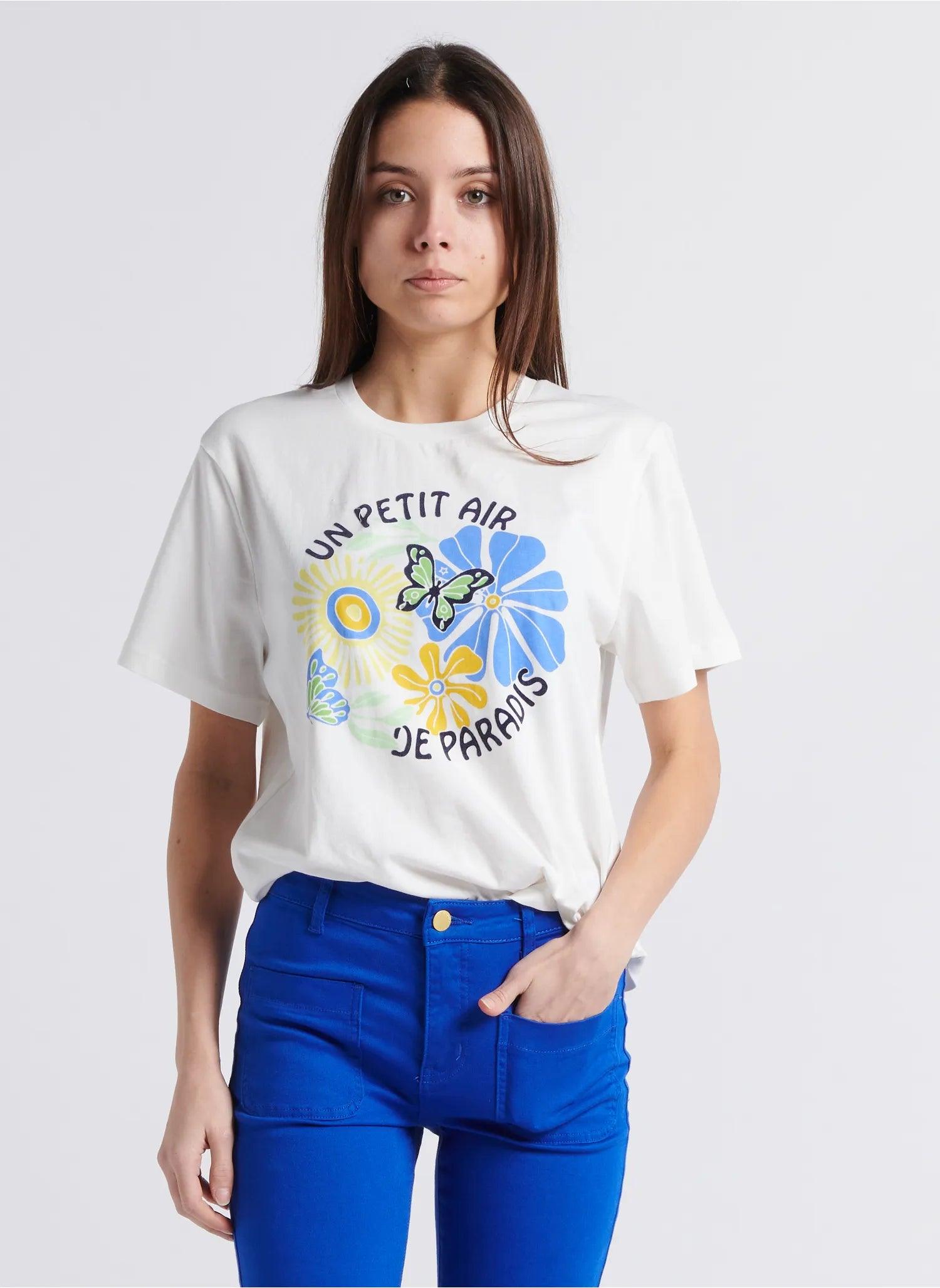 Camiseta La Petite Étoile Tair - ECRU