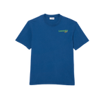 Camiseta LACOSTE Efecto Lavado Degradé Azul - ECRU