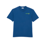 Camiseta LACOSTE Efecto Lavado Degradé Azul - ECRU