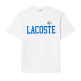 Camiseta LACOSTE Estampado Contraste Blanco - ECRU