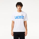 Camiseta LACOSTE Estampado Contraste Blanco - ECRU