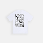 Camiseta Levi's® Stairstep Logo White - ECRU