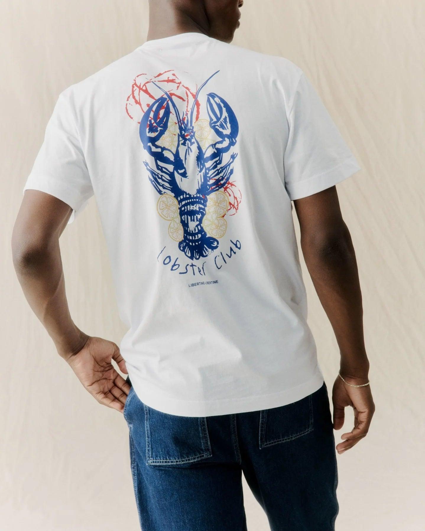 Camiseta Libertine Libertine Beat Lobster - ECRU