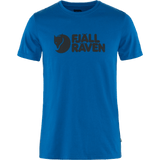 Camiseta Logo Fjällräven Alpine Blue - ECRU