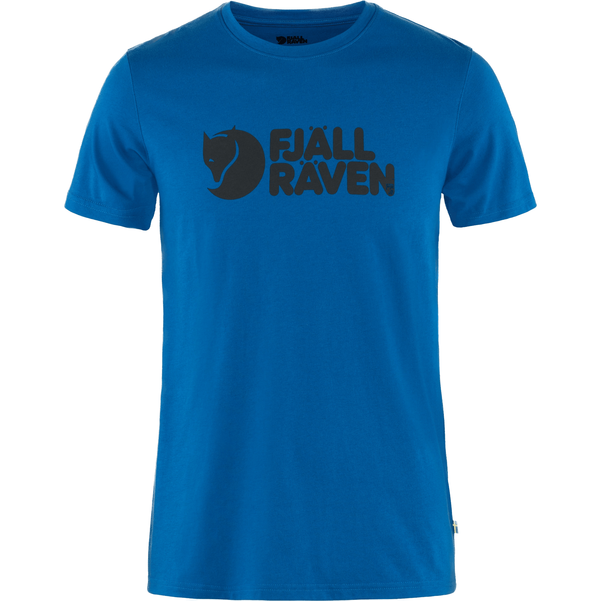 Camiseta Logo Fjällräven Alpine Blue - ECRU