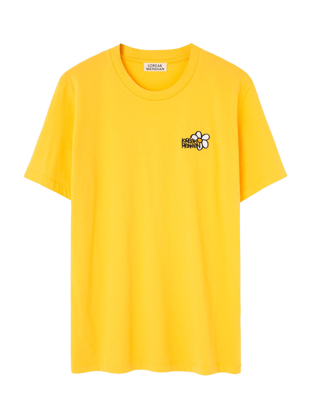 Camiseta Loreak Mendian Marga Fine Yellow - ECRU