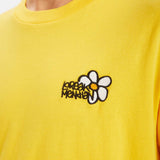 Camiseta Loreak Mendian Marga Fine Yellow - ECRU