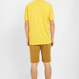 Camiseta Loreak Mendian Marga Fine Yellow - ECRU