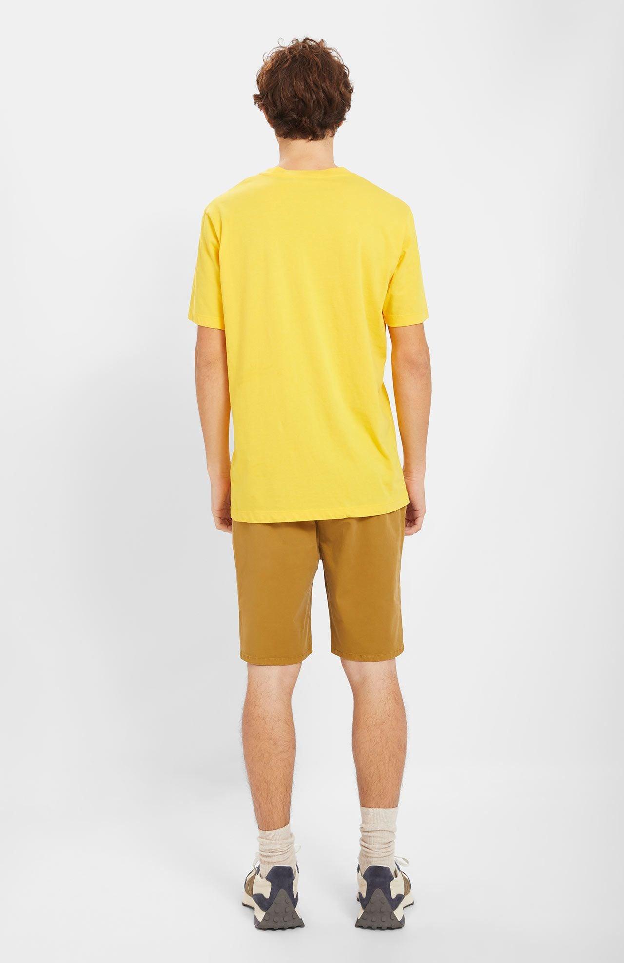 Camiseta Loreak Mendian Marga Fine Yellow - ECRU