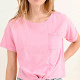 Camiseta Molly Bracken Nudo Pink - ECRU