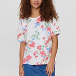 Camiseta Nümph Nubriony Bright White - ECRU