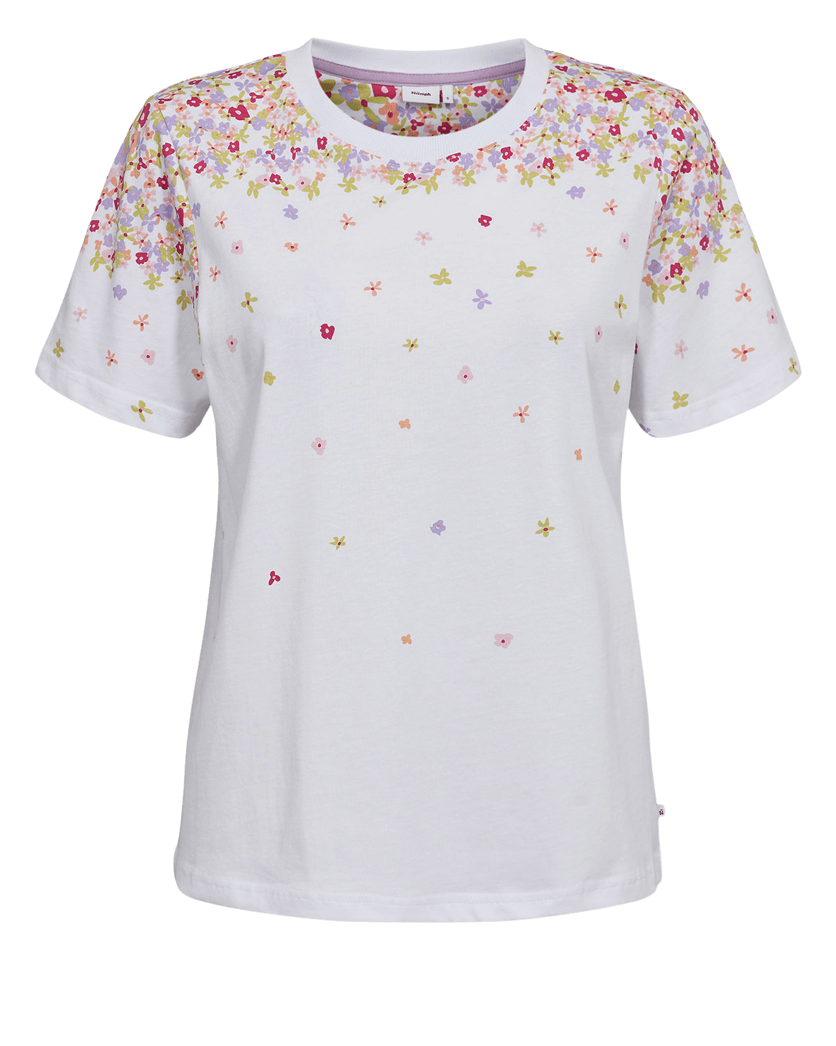 Camiseta Nümph Nuluna Bright White - ECRU