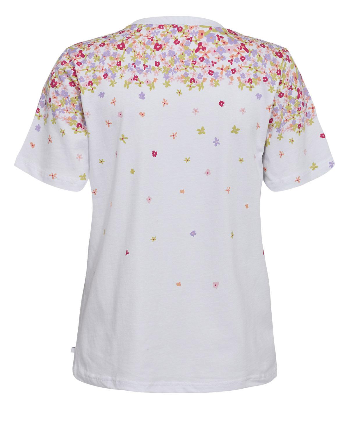 Camiseta Nümph Nuluna Bright White - ECRU