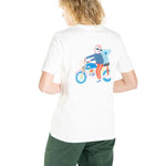 Camiseta Olow Unisex Moto Trip - ECRU