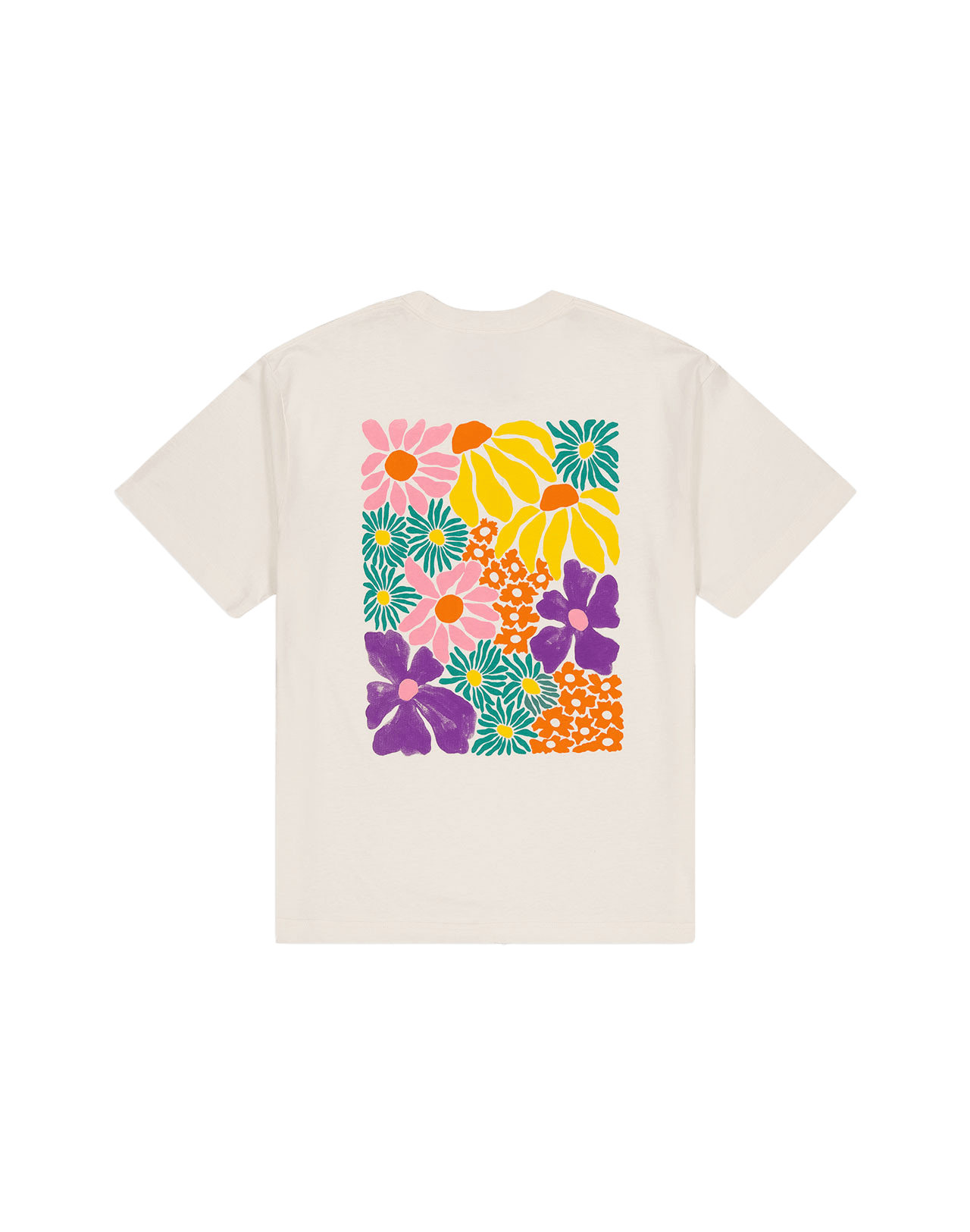 Camiseta Olow Unisex Oversized Spring - ECRU