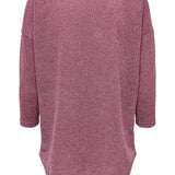 Camiseta ONLY Alba Oversize 3/4 Dry Rose - ECRU