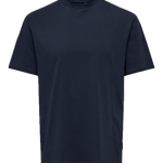 Camiseta Only & Sons Motob Life Dark Navy - ECRU