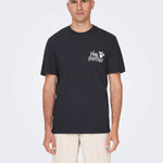 Camiseta Only & Sons Pink Panther Dark Navy - ECRU