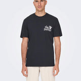 Camiseta Only & Sons Pink Panther Dark Navy - ECRU