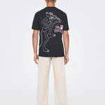 Camiseta Only & Sons Pink Panther Dark Navy - ECRU