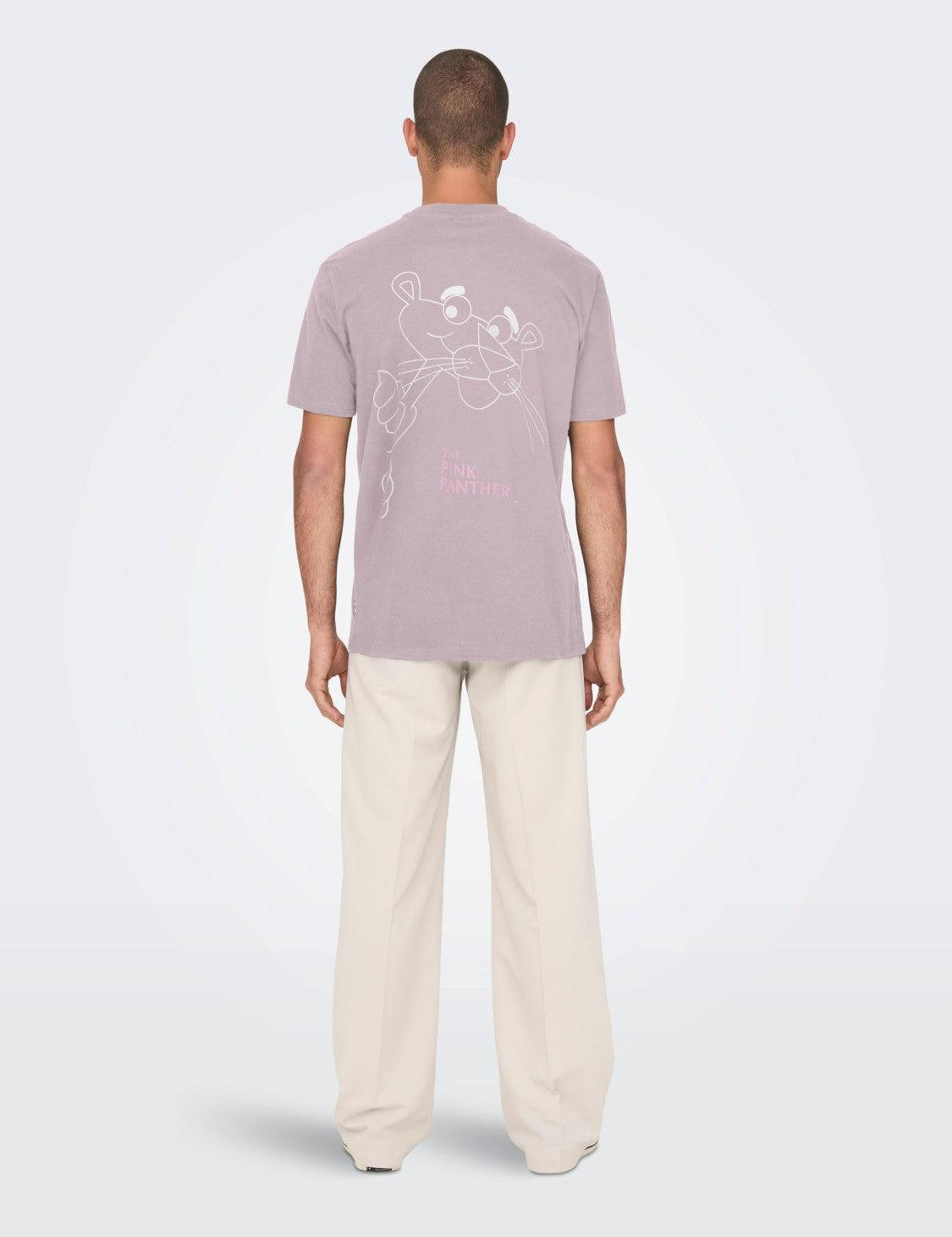 Camiseta Only & Sons Pink Panther Nirvana - ECRU