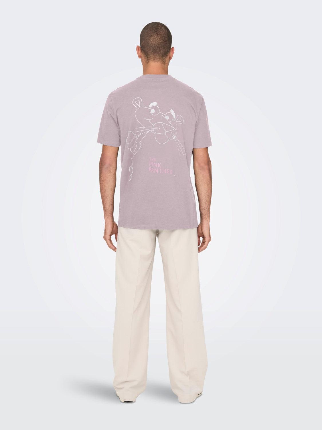 Camiseta Only & Sons Pink Panther Nirvana - ECRU