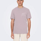 Camiseta Only & Sons Pink Panther Nirvana - ECRU