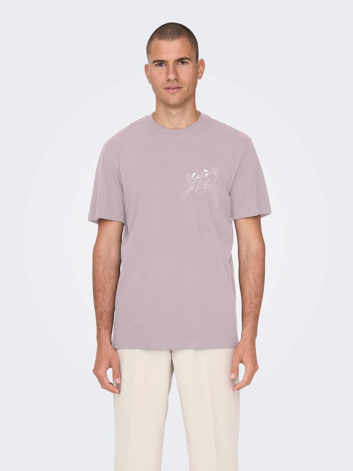 Camiseta Only & Sons Pink Panther Nirvana - ECRU