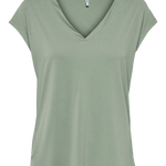 Camiseta ONLY Free Lily Pad - ECRU