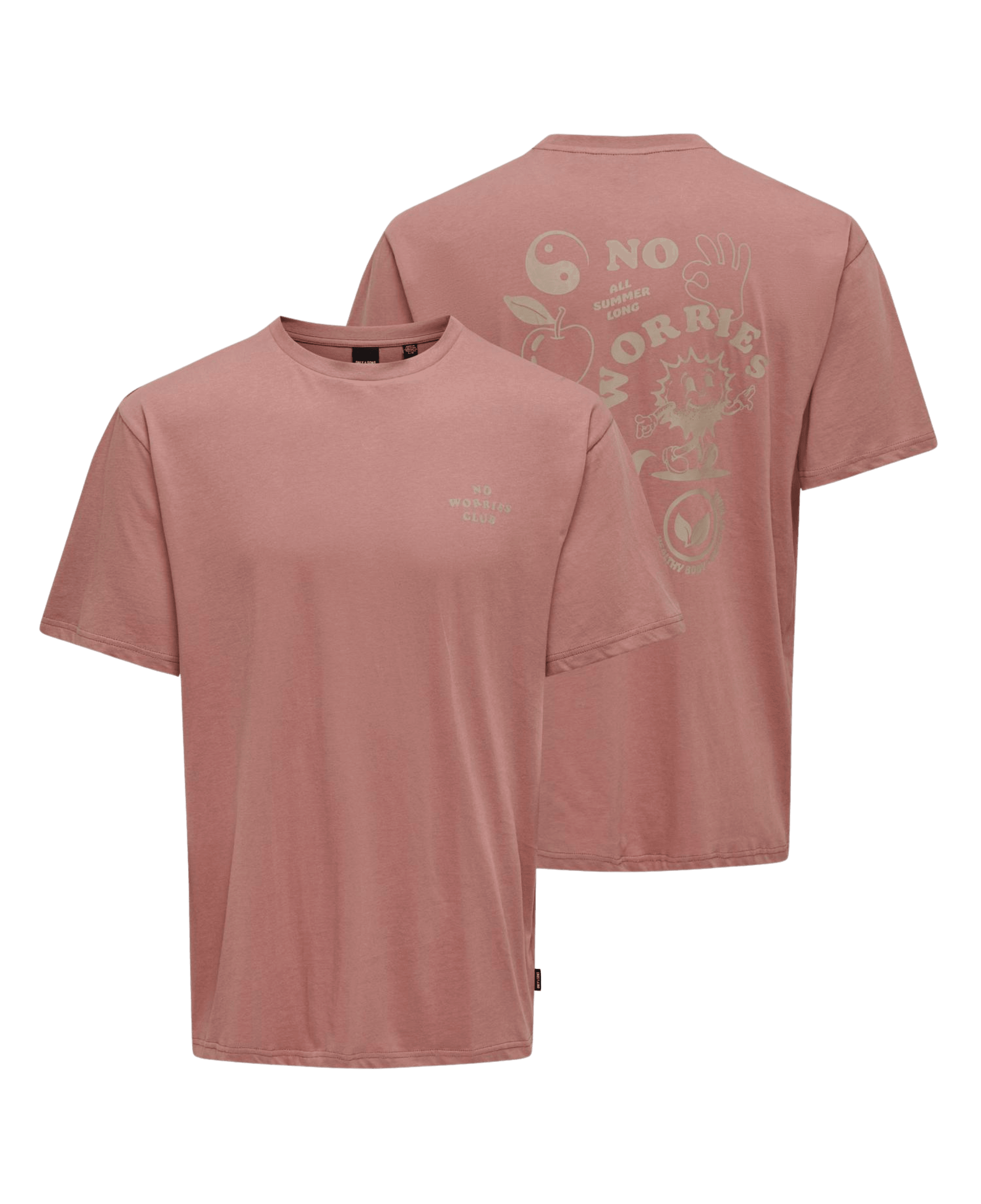 Camiseta Only&Sons Mace Burlwood - ECRU